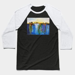 Abstract Landscape Baseball T-Shirt